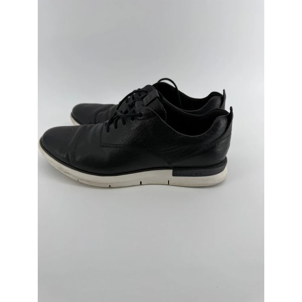 Cole Haan Grand OS Mens Black Leather Oxford Sneakers C27725 Size 10M